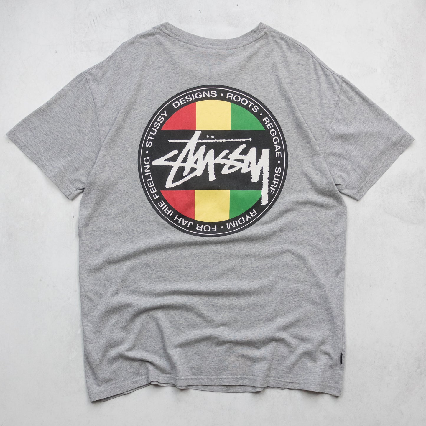 Vintage 2000s Stussy Reggae Roots Tee - M