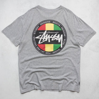 Vintage 2000s Stussy Reggae Roots Tee - M