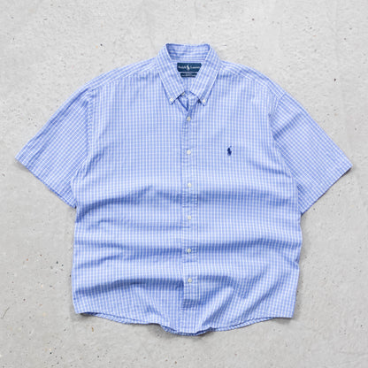 Polo Ralph Lauren Plaid Button Up Shirt - 90s (L)