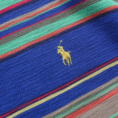 Polo Ralph Lauren Multicolour Striped Polo Shirt – 2000s (L)