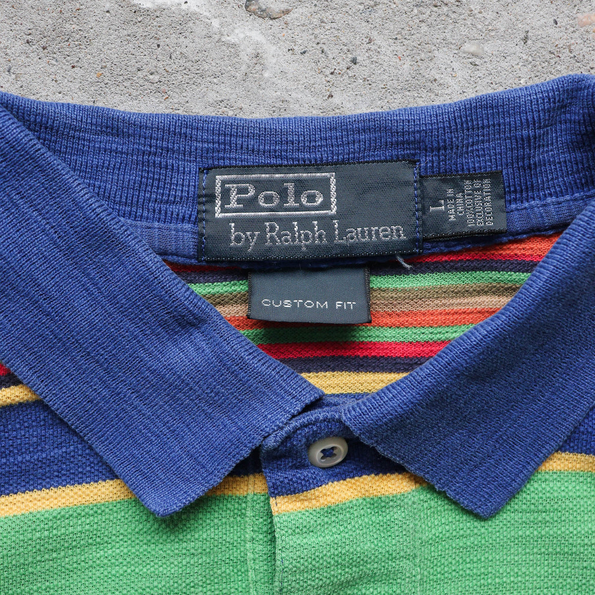 Polo Ralph Lauren Multicolour Striped Polo Shirt – 2000s (L)