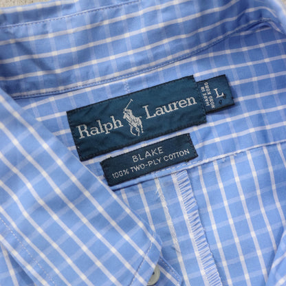 Polo Ralph Lauren Plaid Button Up Shirt - 90s (L)