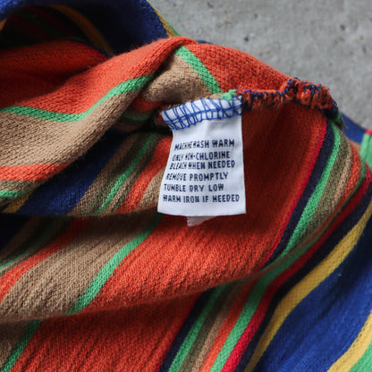 Polo Ralph Lauren Multicolour Striped Polo Shirt – 2000s (L)