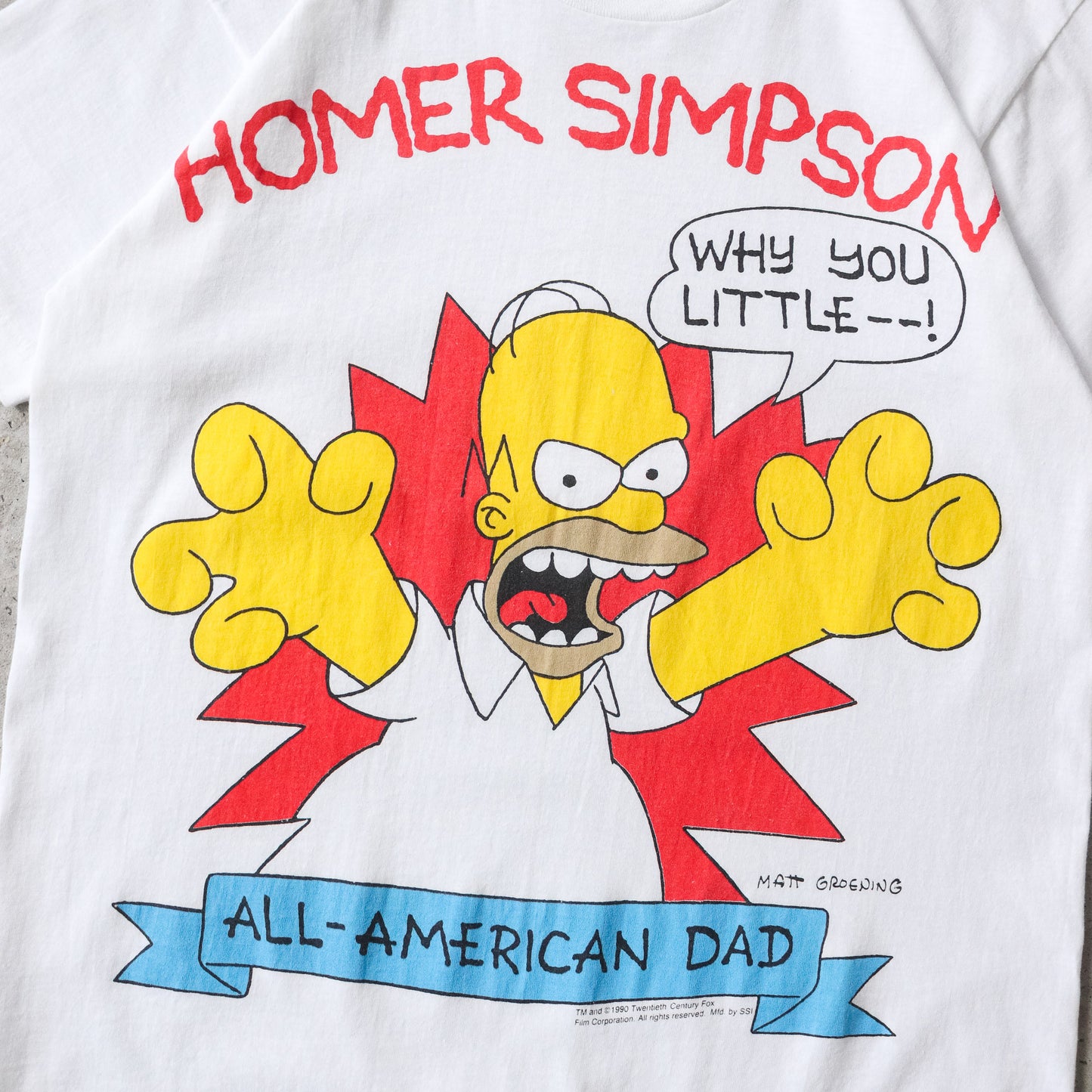 Vintage 1990 Homer Simpson The Simpsons Tee - L