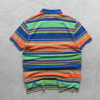 Polo Ralph Lauren Multicolour Striped Polo Shirt – 2000s (L)