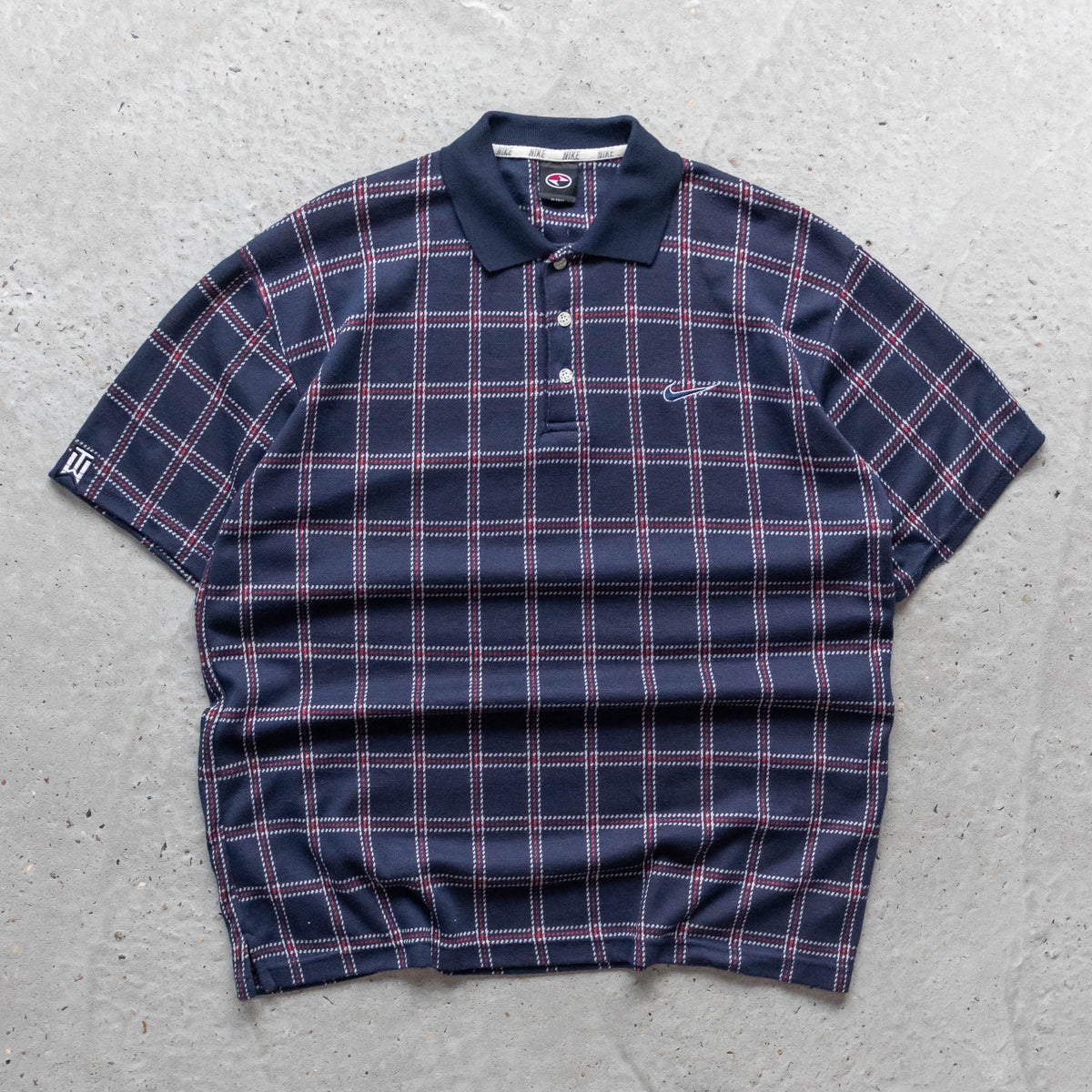 Nike Tiger Woods Plaid Golf Polo Shirt – 90s (L)