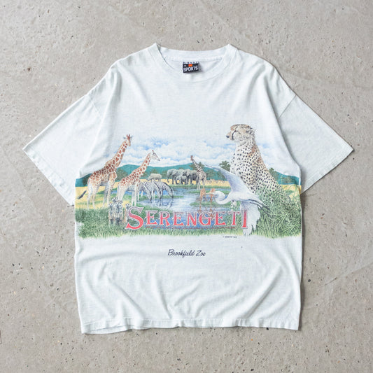 Vintage 1992 Serengeti Safari Habitat Tee - XL - AL Vintage