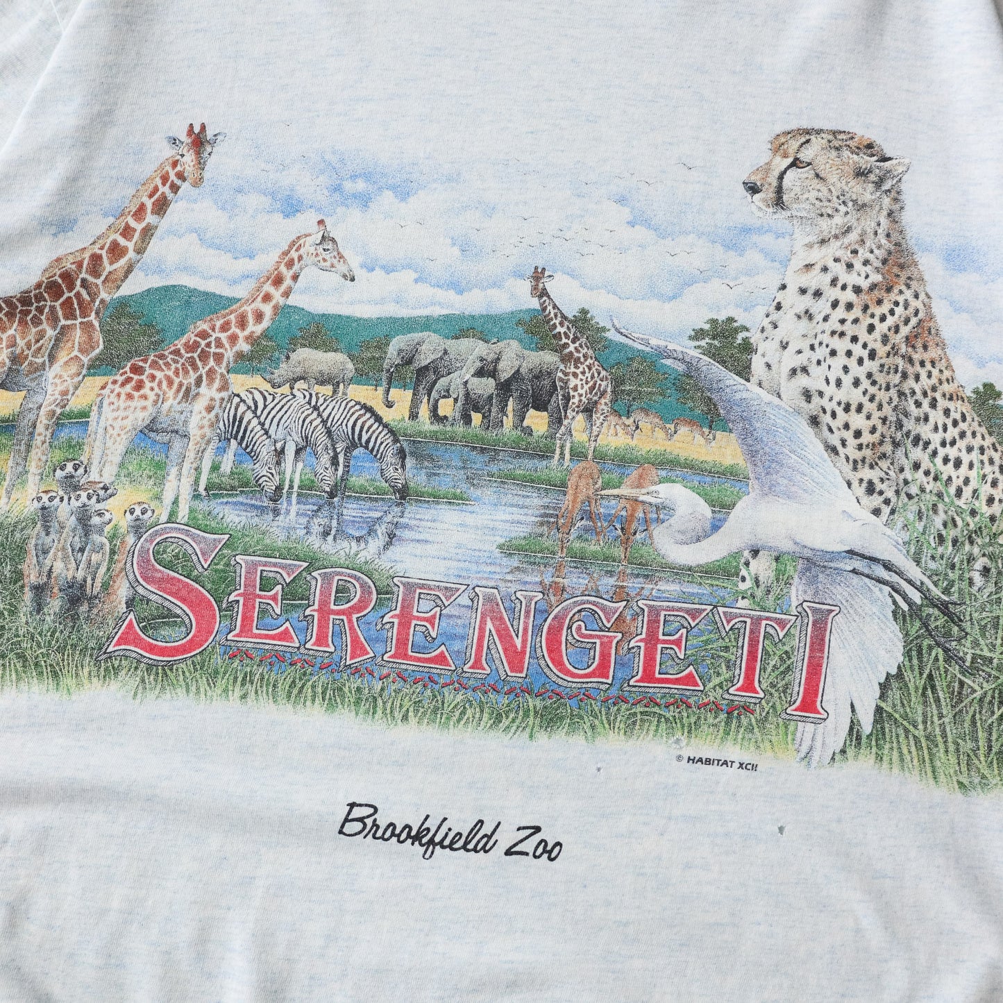 Vintage 1992 Serengeti Safari Habitat Tee - XL - AL Vintage