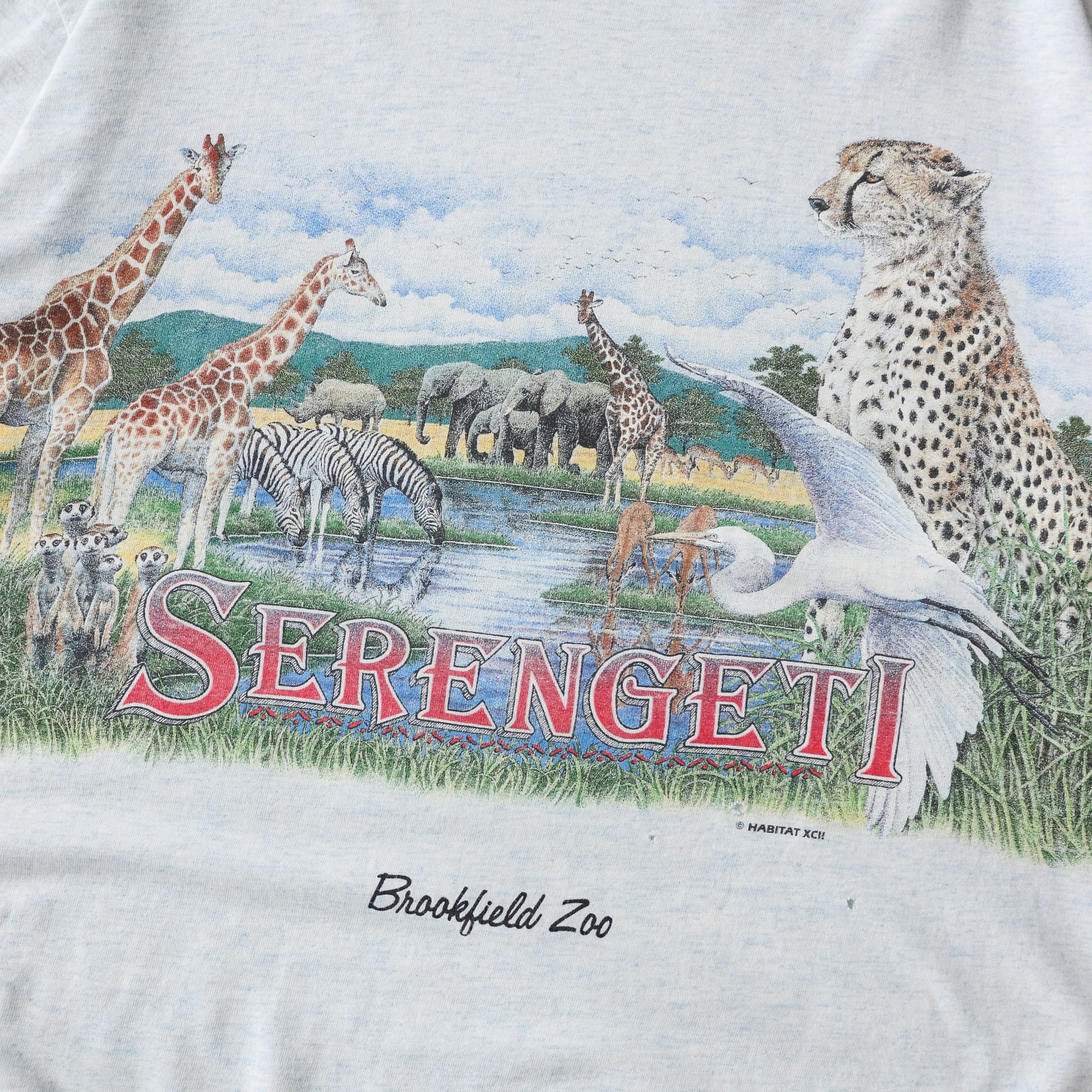 Vintage 1992 Serengeti Safari Habitat Tee - XL - AL Vintage