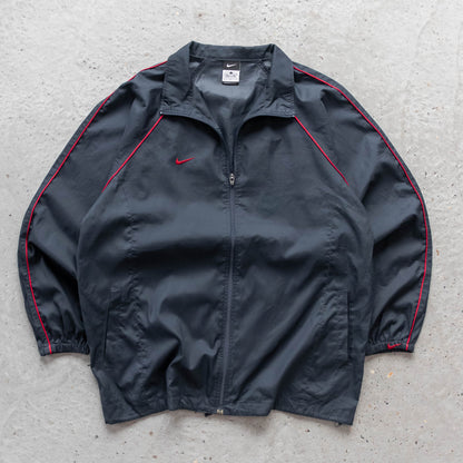Nike Mini Swoosh Piped Windbreaker Jacket – 2000s (L)