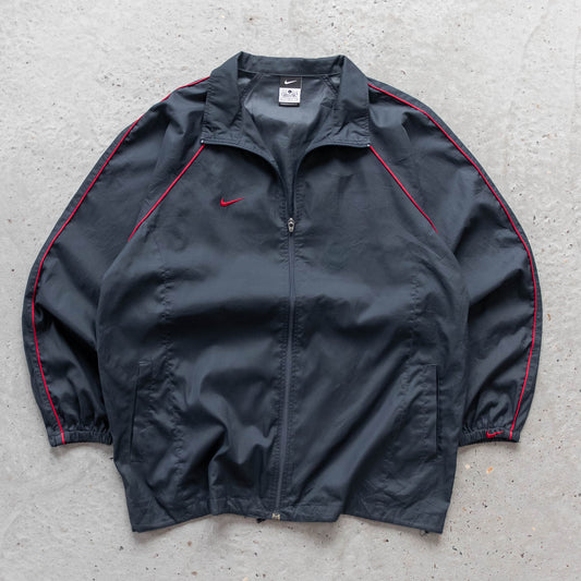 Nike Mini Swoosh Piped Windbreaker Jacket – 2000s (L)