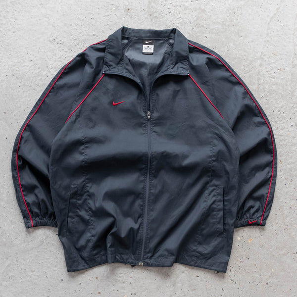 Nike Mini Swoosh Piped Windbreaker Jacket – 2000s (L)