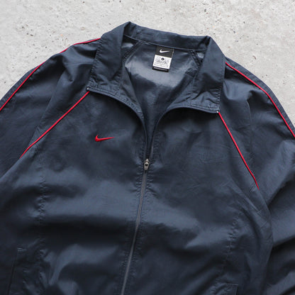 Nike Mini Swoosh Piped Windbreaker Jacket – 2000s (L)