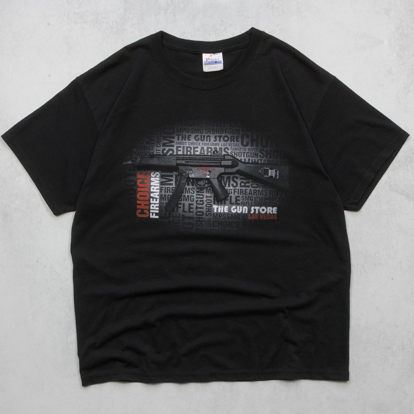 Vintage 2000s MP5 Las Vegas Gun Store Tee - L