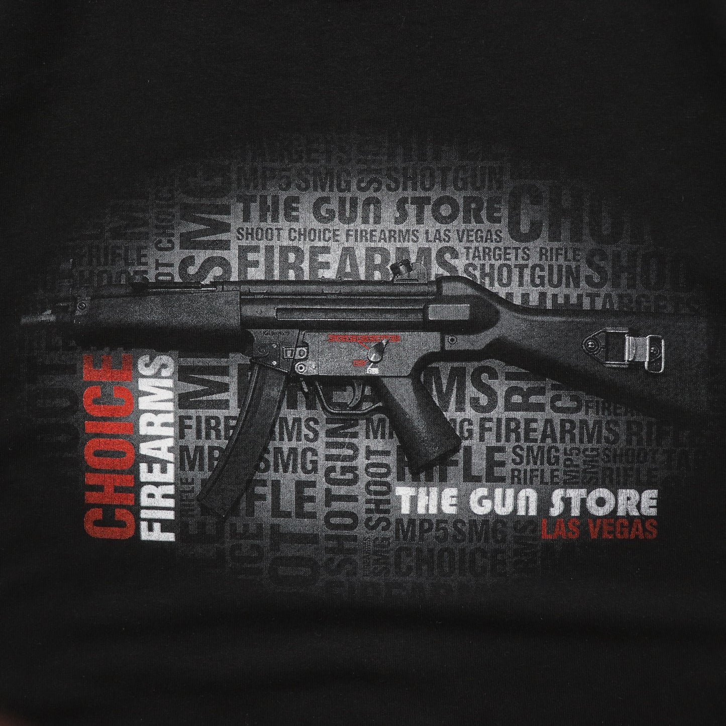 Vintage 2000s MP5 Las Vegas Gun Store Tee - L