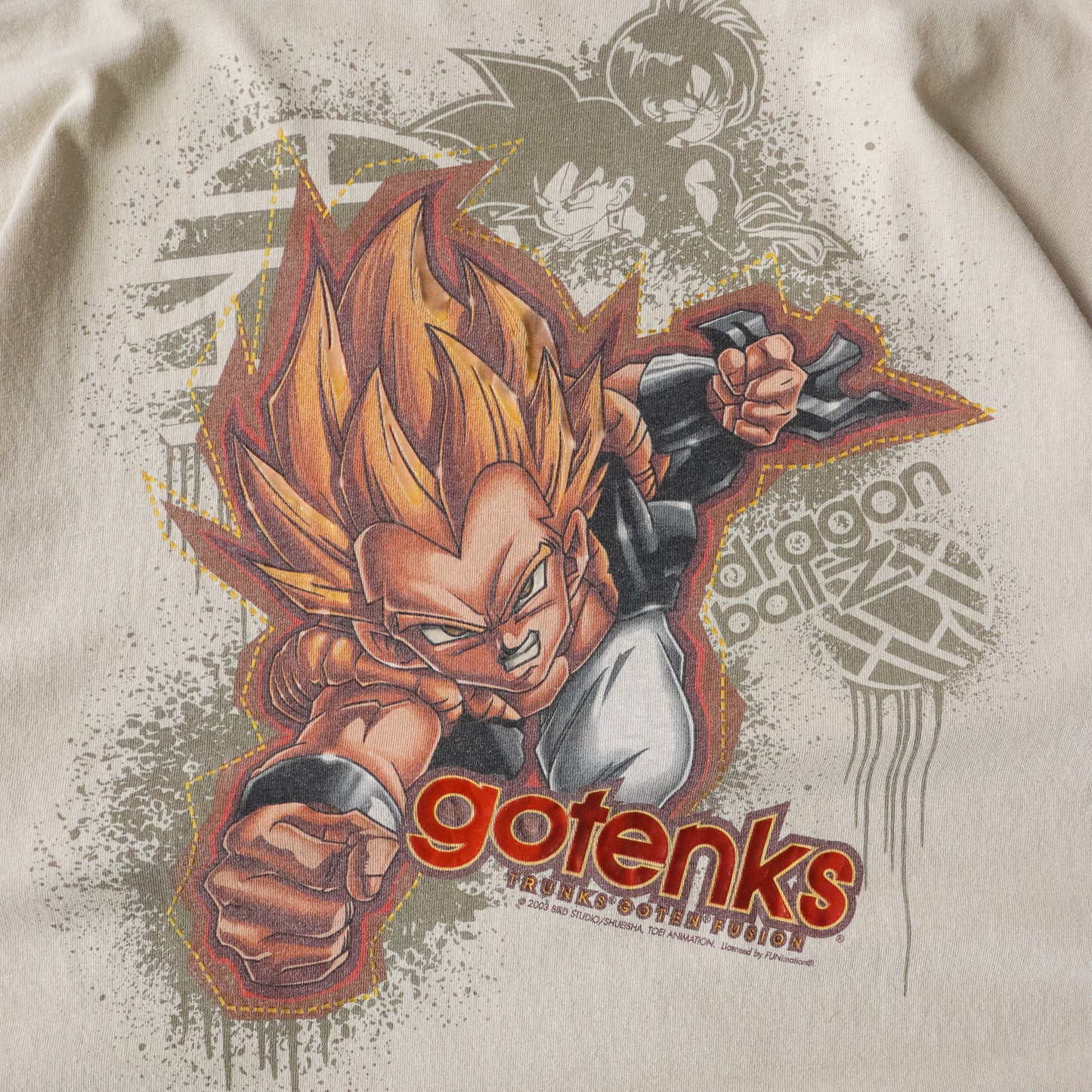 Vintage 2003 Dragon Ball Z Gotenks Tee - L
