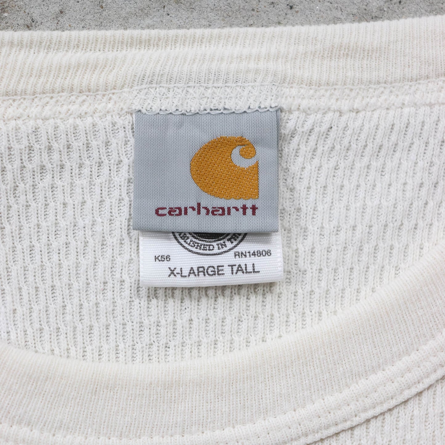 Carhartt Embroidered Longsleeve Thermal Shirt - 90s (L)
