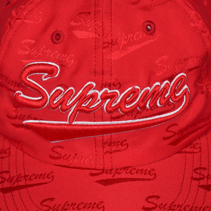 Supreme Jacquard Logo 6-Panel Hat - OS