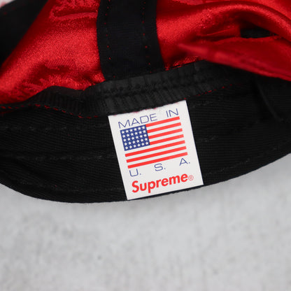 Supreme Jacquard Logo 6-Panel Hat - OS