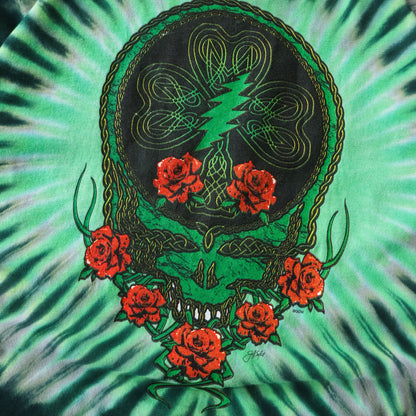 Vintage 2000s Grateful Dead Shamrock Tee - L - AL Vintage