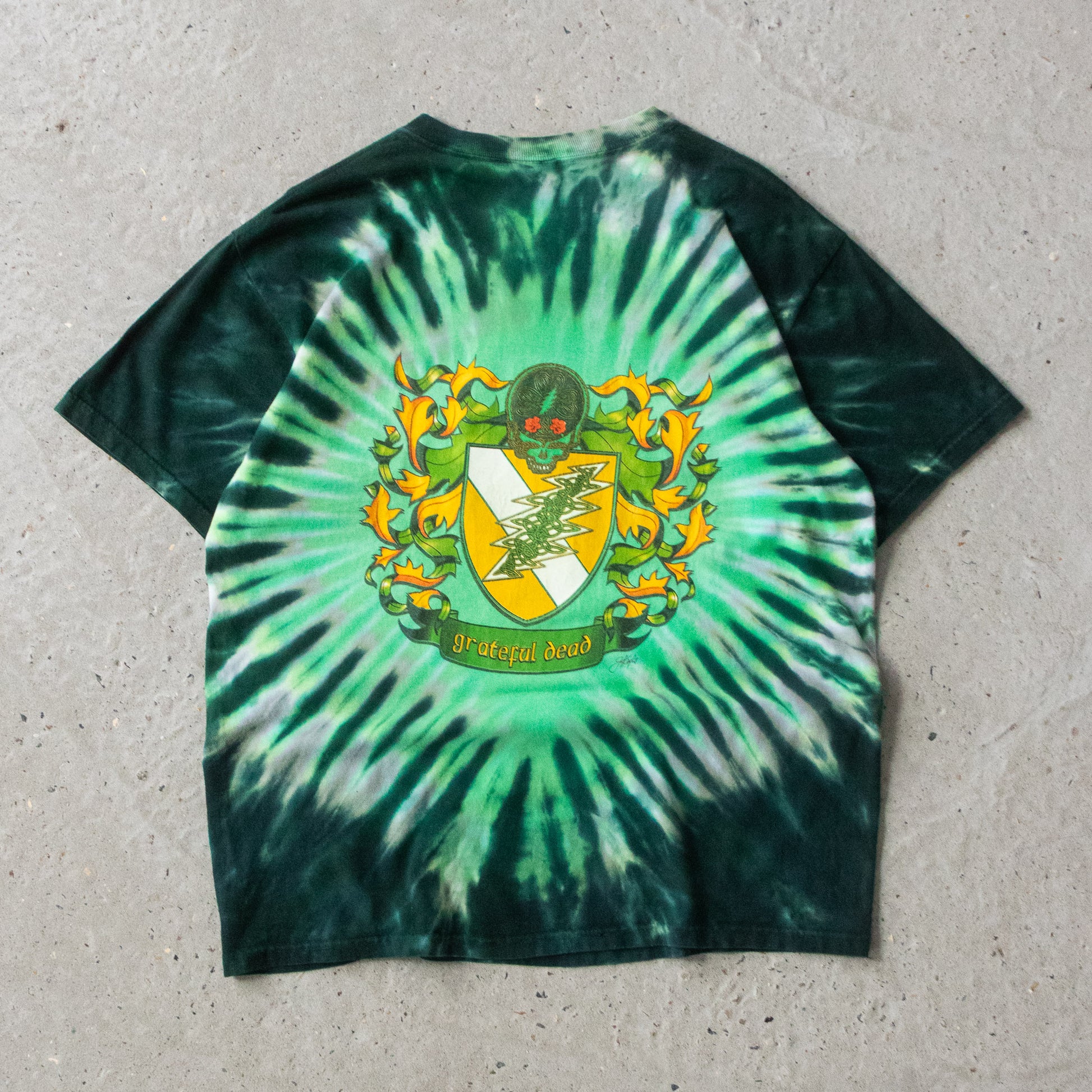 Vintage 2000s Grateful Dead Shamrock Tee - L - AL Vintage