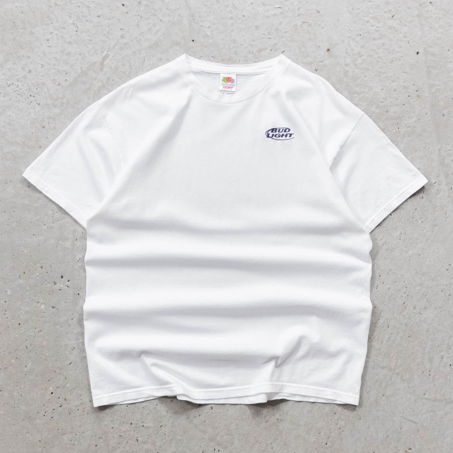 Budweiser Bud Light Embroidered Tee - 90s (XL)