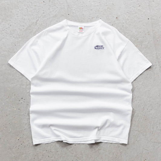 Budweiser Bud Light Embroidered Tee - 90s (XL)