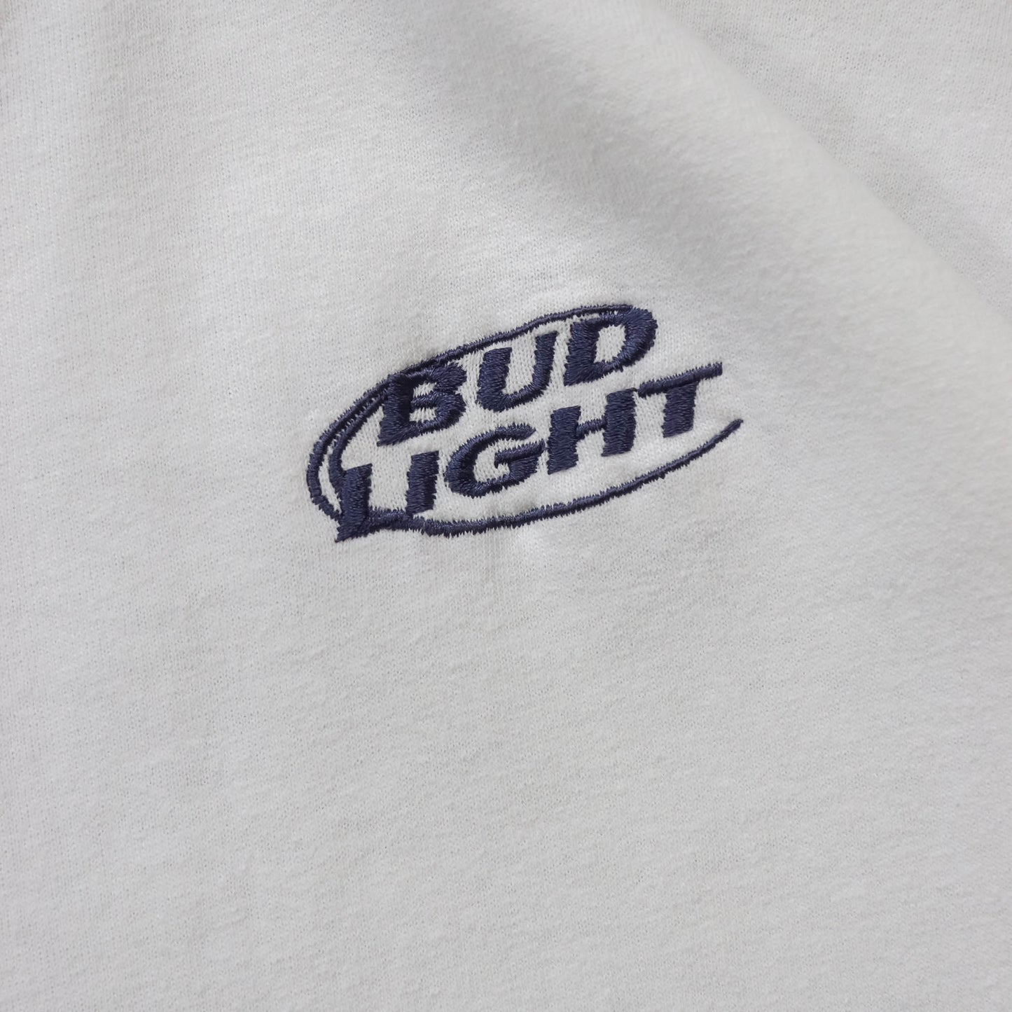 Budweiser Bud Light Embroidered Tee - 90s (XL)