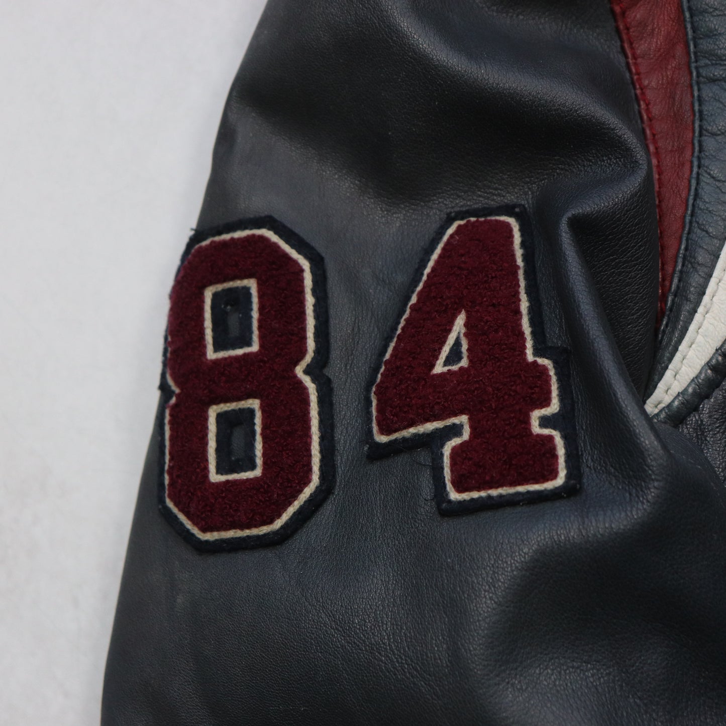 Vintage 2000s Redskins Leather Varsity Jacket - L