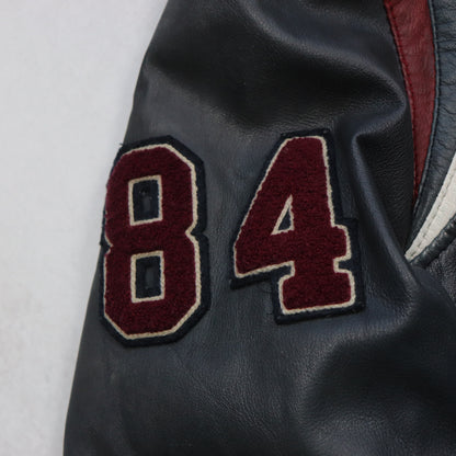 Vintage 2000s Redskins Leather Varsity Jacket - L