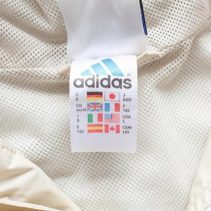 Adidas 1/4 Zip Hooded Anorak Jacket – 90s (L)