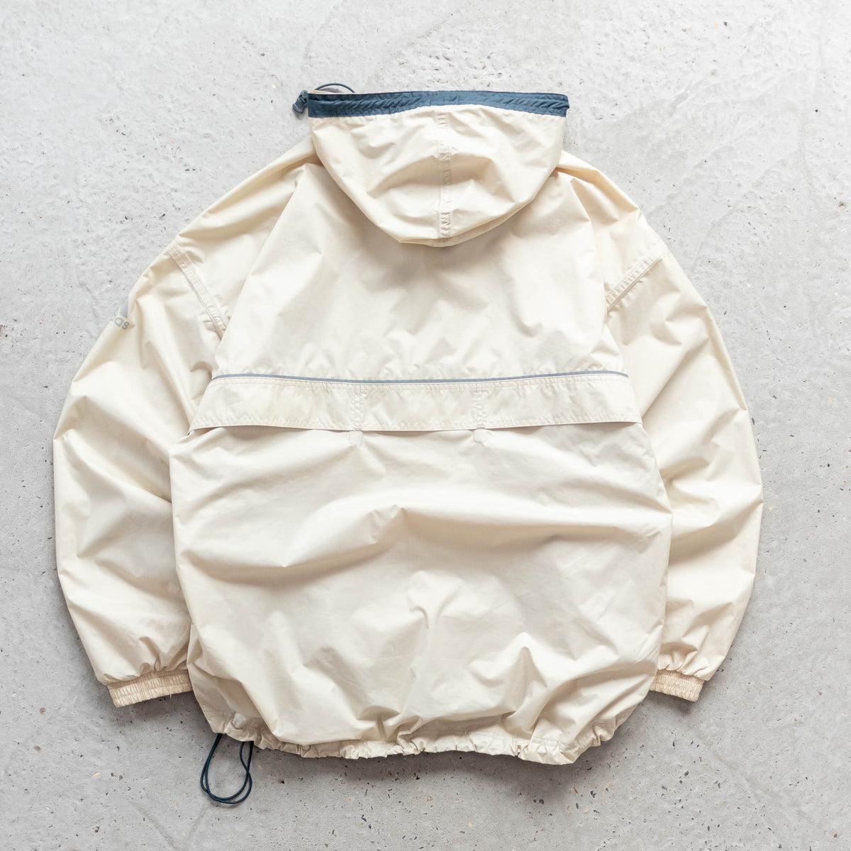 Adidas 1/4 Zip Hooded Anorak Jacket – 90s (L)