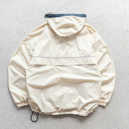 Adidas 1/4 Zip Hooded Anorak Jacket – 90s (L)