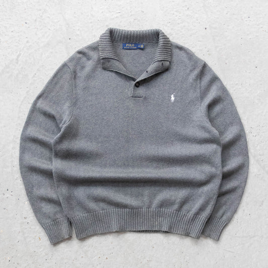 Polo Ralph Lauren Henley Knit Sweater - 2000s (L)