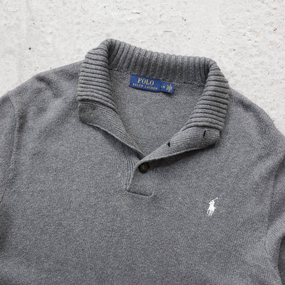 Polo Ralph Lauren Henley Knit Sweater - 2000s (L)