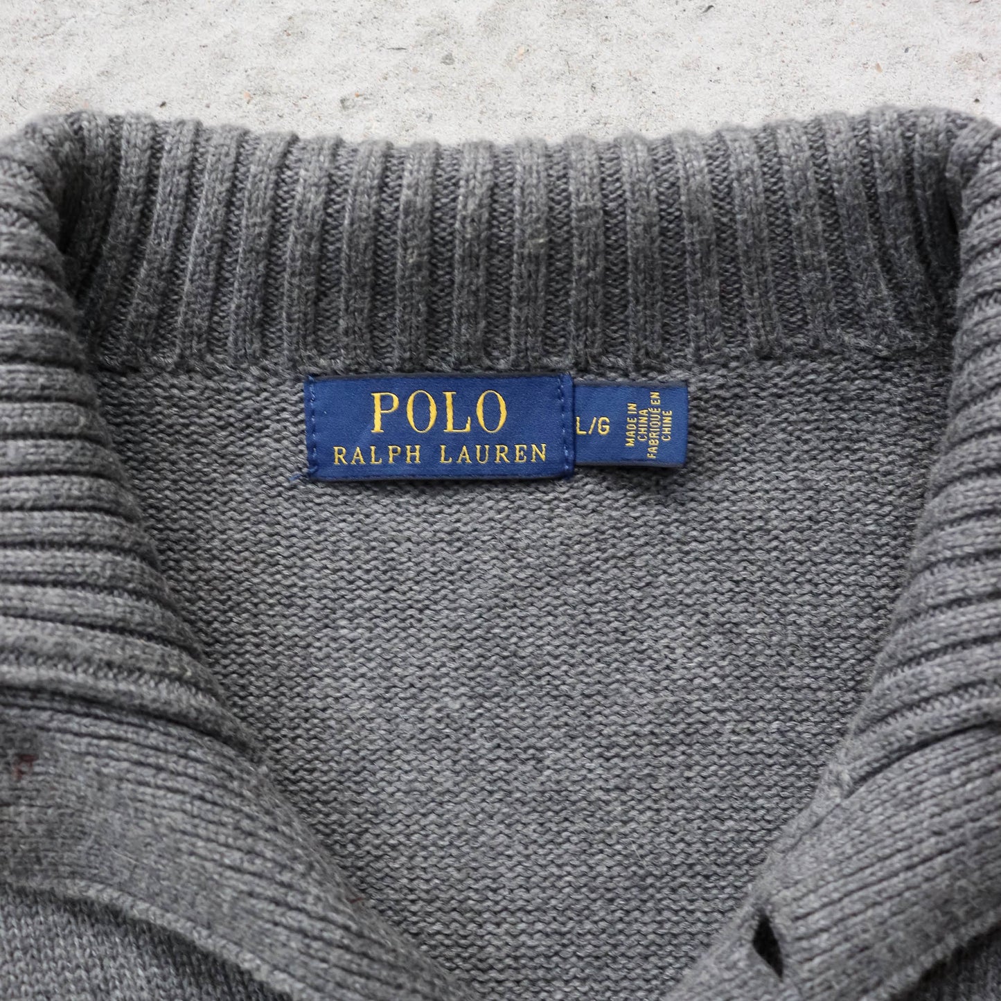 Polo Ralph Lauren Henley Knit Sweater - 2000s (L)
