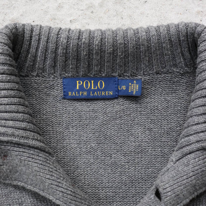Polo Ralph Lauren Henley Knit Sweater - 2000s (L)