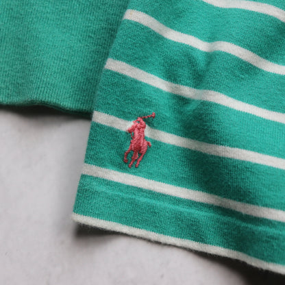 Vintage 80s Polo Ralph Lauren Mockneck Longsleeve Tee - S