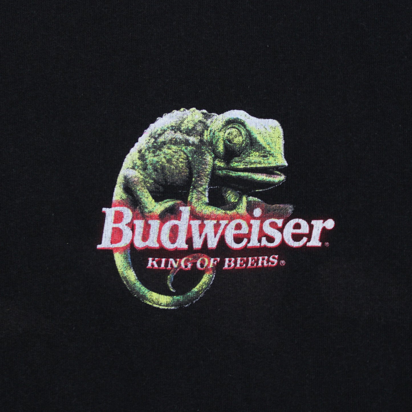 Vintage 1998 Budweiser 'Lizard Wrestling Association' Tee - L
