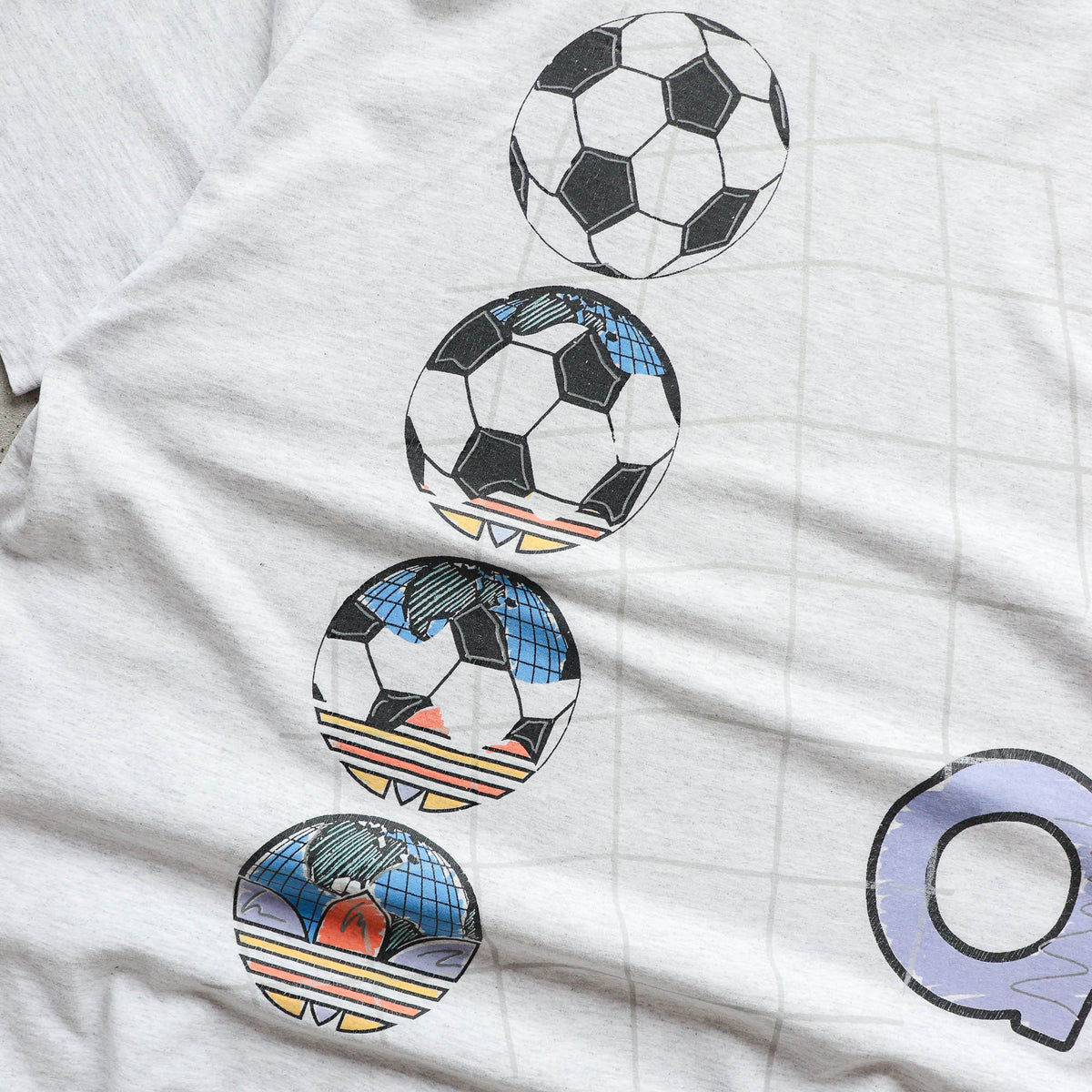 Adidas Soccer Wraparound Graphic Tee – 90s (XL)