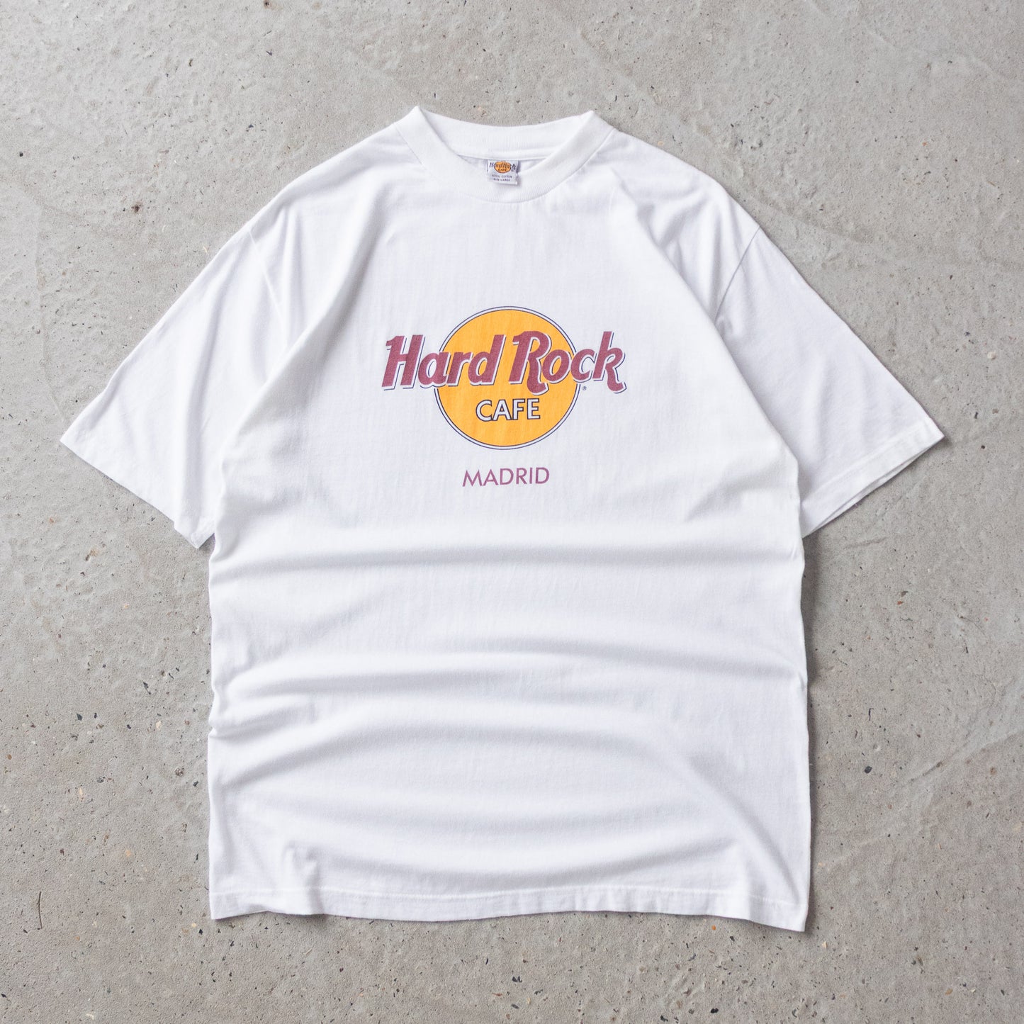 Vintage 90s Hard Rock Cafe Madrid Tee - L - AL Vintage