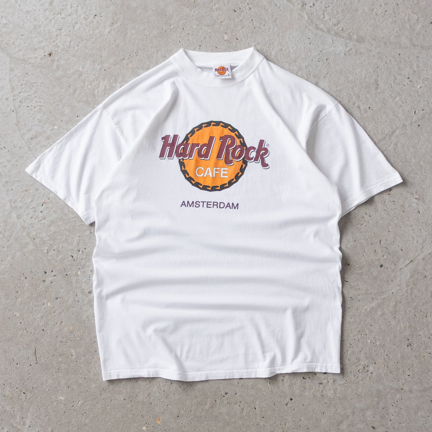 Vintage 90s Hard Rock Cafe Amsterdam Tee - L - AL Vintage