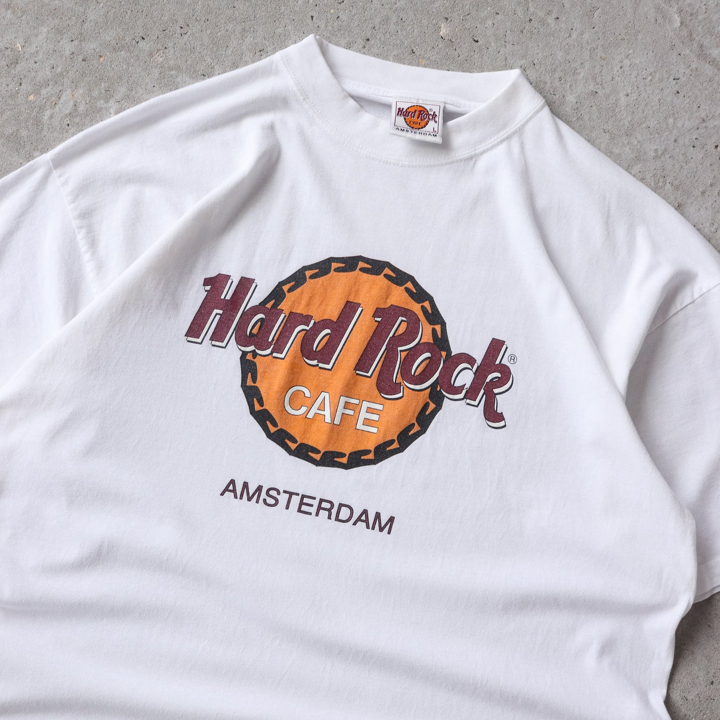 Vintage 90s Hard Rock Cafe Amsterdam Tee - L - AL Vintage