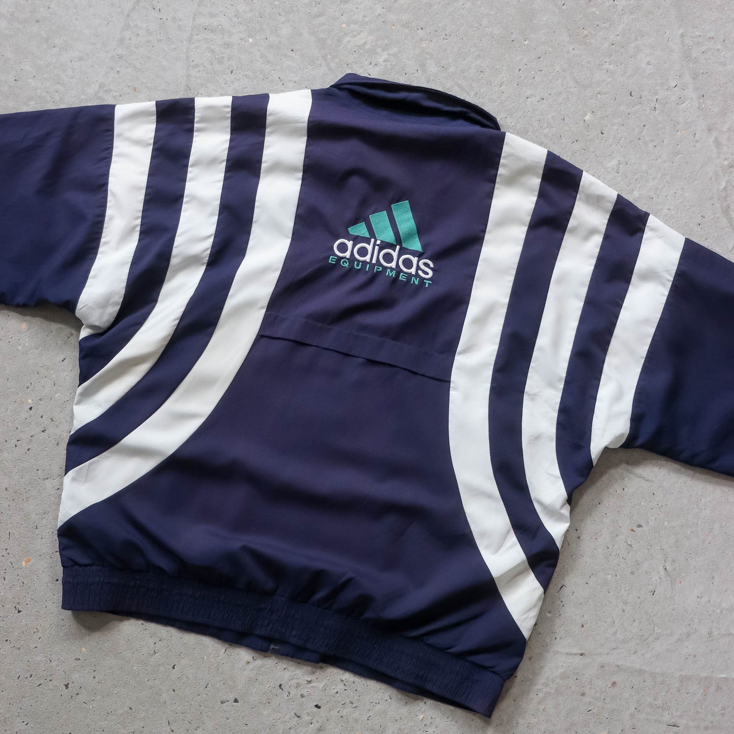 Adidas Equipment Embroidered Windbreaker Jacket - 90s (L)