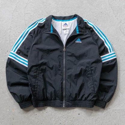 Adidas 3-Stripe Windbreaker Jacket - 90s (L)