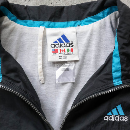 Adidas 3-Stripe Windbreaker Jacket - 90s (L)