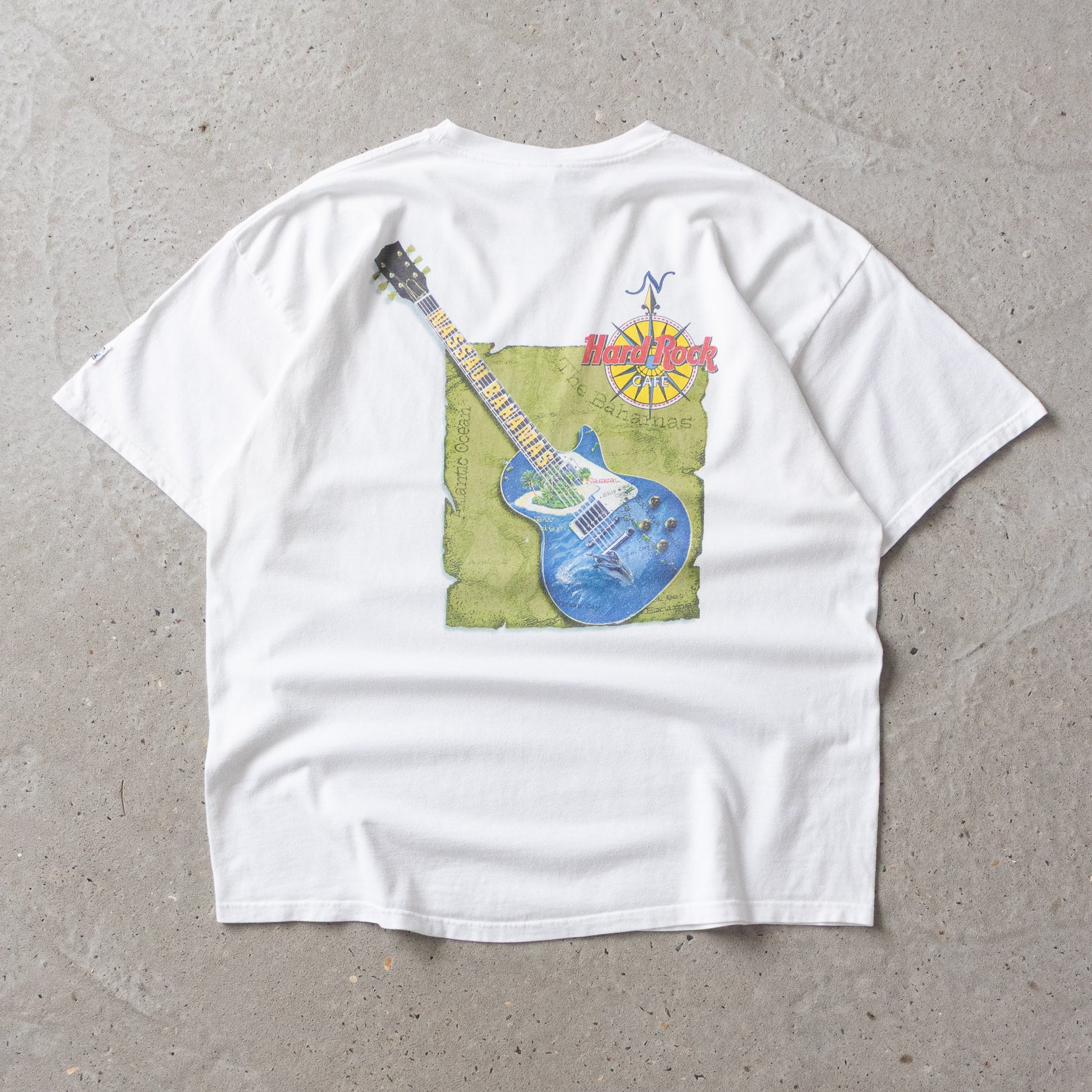 Vintage 90s Hard Rock Cafe Bahamas Tee - XXL - AL Vintage