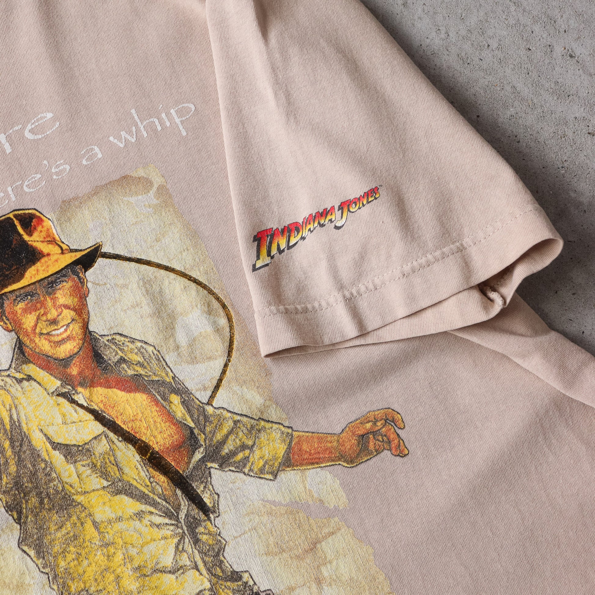 2008 Indiana Jones Kingdom of The Crystal Skull Tee - L - AL Vintage