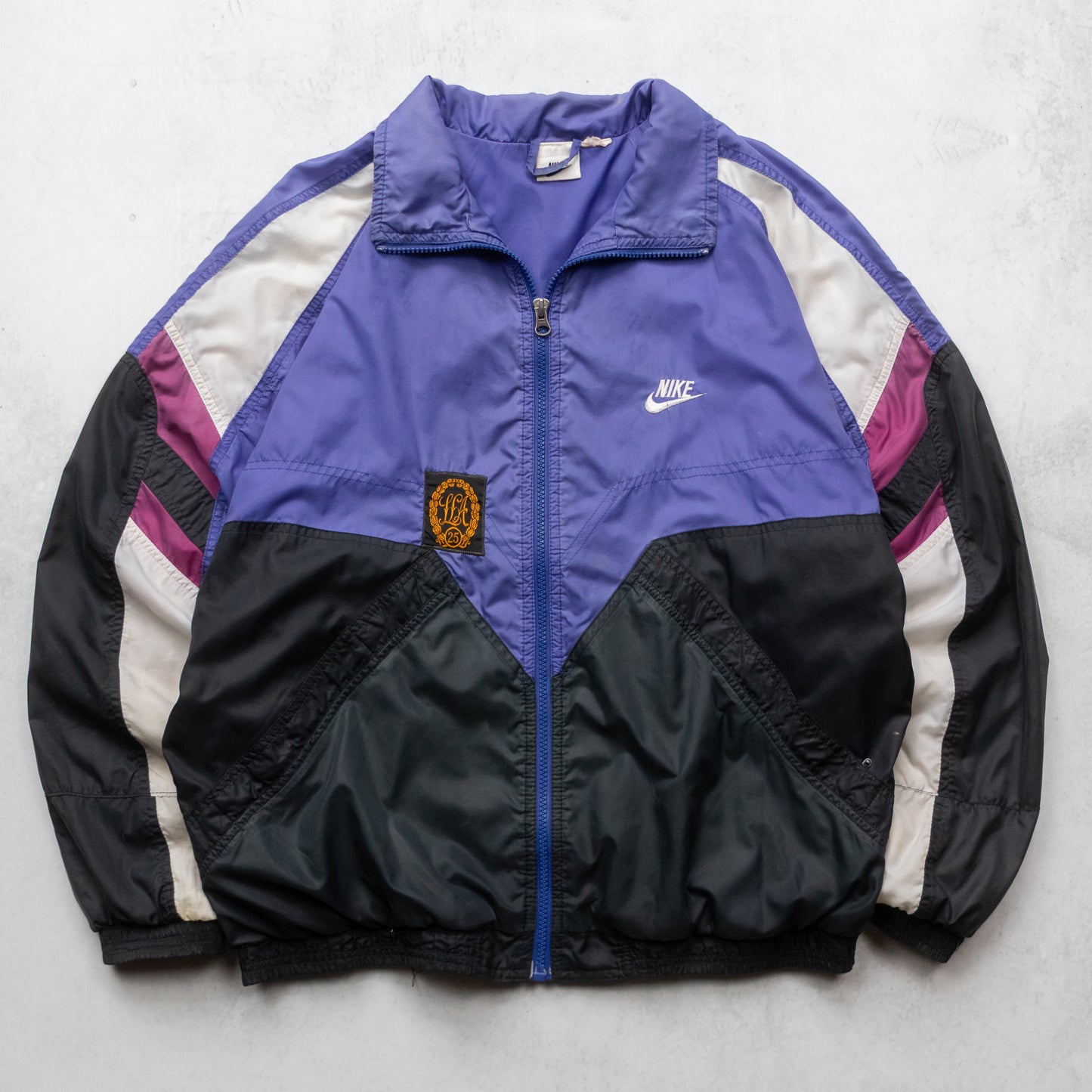 Vintage 90s Nike Colourblock Track Jacket - M