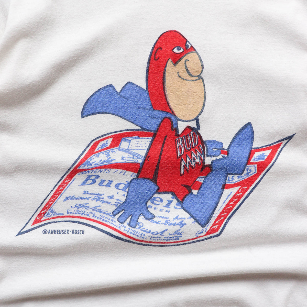 Budweiser Bud Man Tee - 70s (M)
